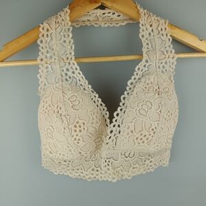 True by Rue21 Crocheted Lace Bralette - Cream